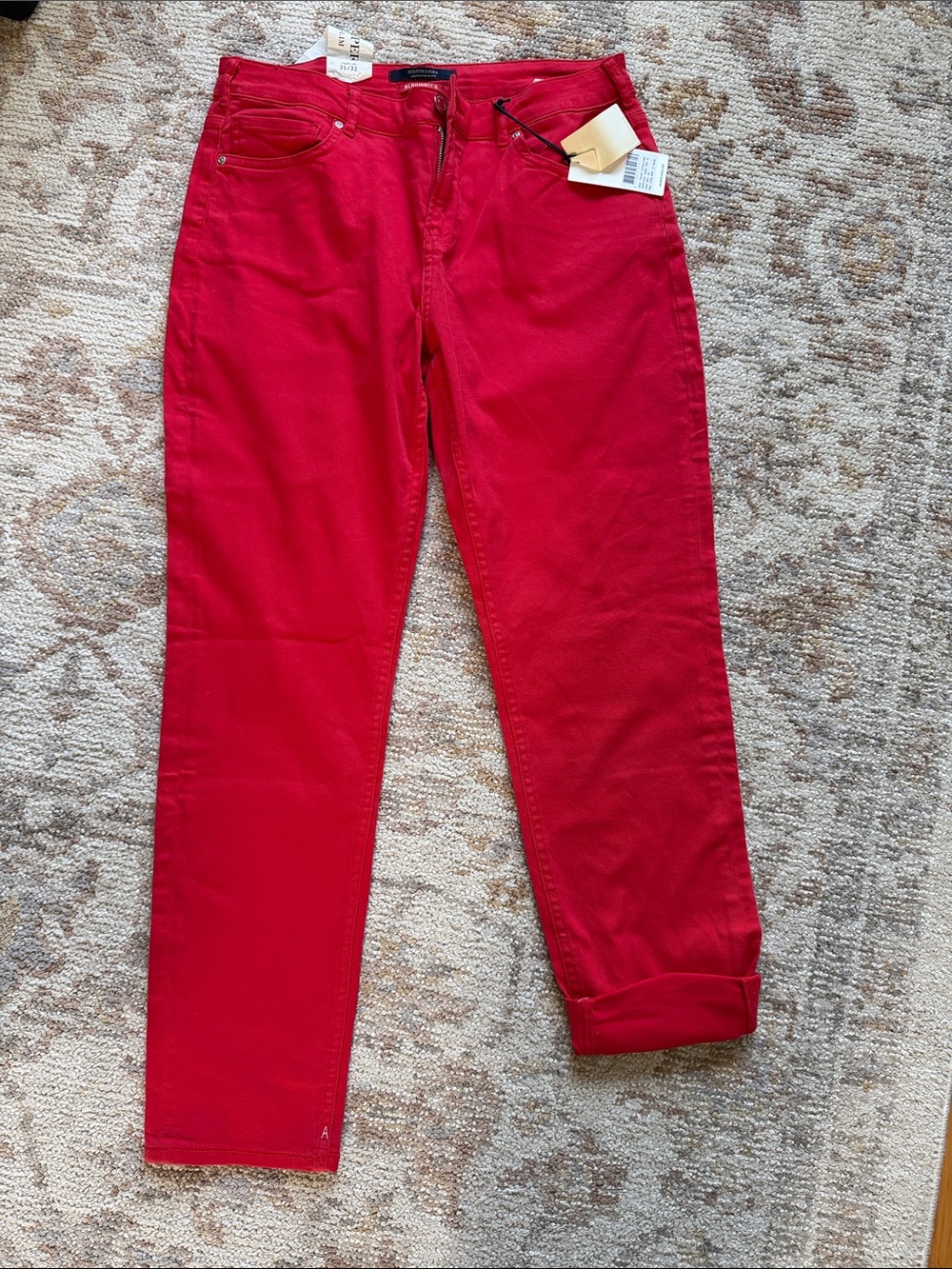 Women’s Red Slim Jeans  Scotch & Soda